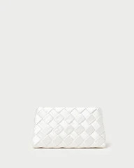 Aviva Cream Woven Puff Clutch | Loeffler Randall