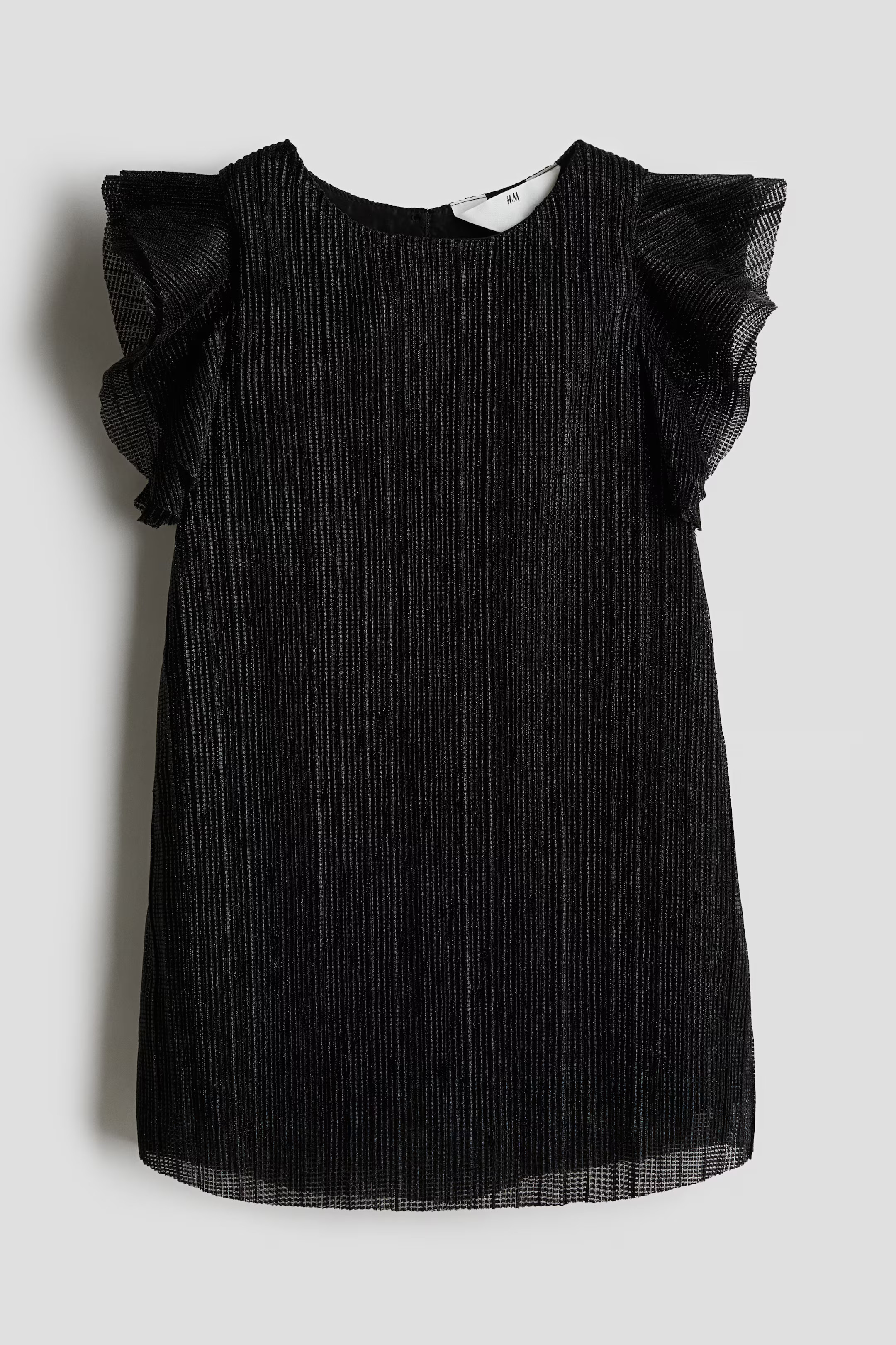 Pleated A-line Dress - Black - Kids | H&M US | H&M (US + CA)