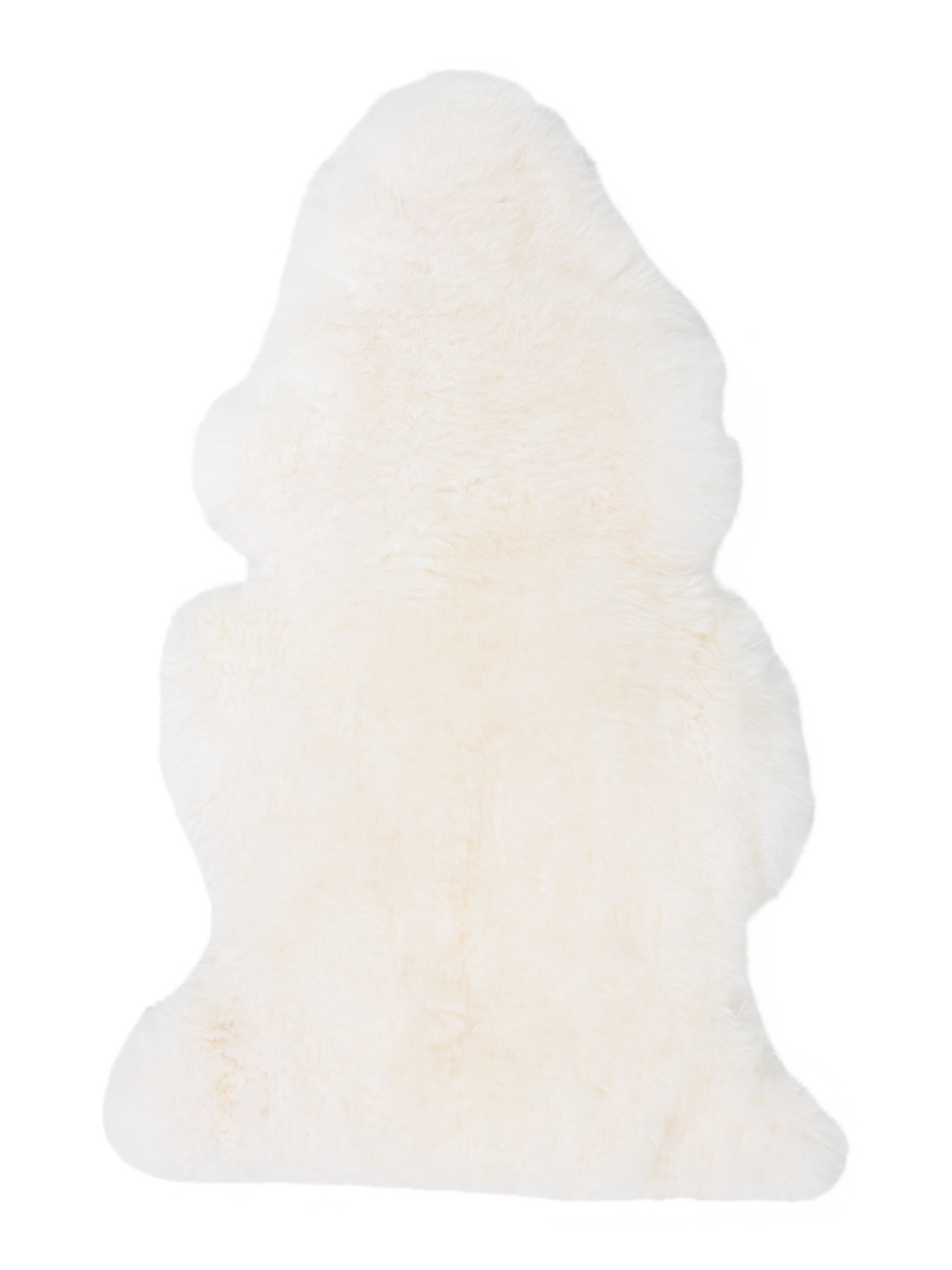 23x41 Combed Long Wool Sheepskin Single Pelt Scatter Rug | TJ Maxx