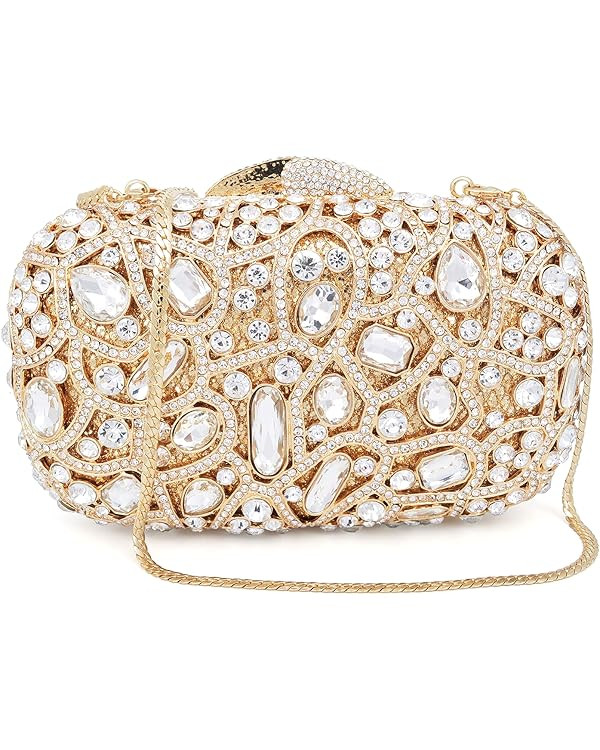 Luxury Crystal Clutch Rhinestones Evening Bag | Amazon (US)