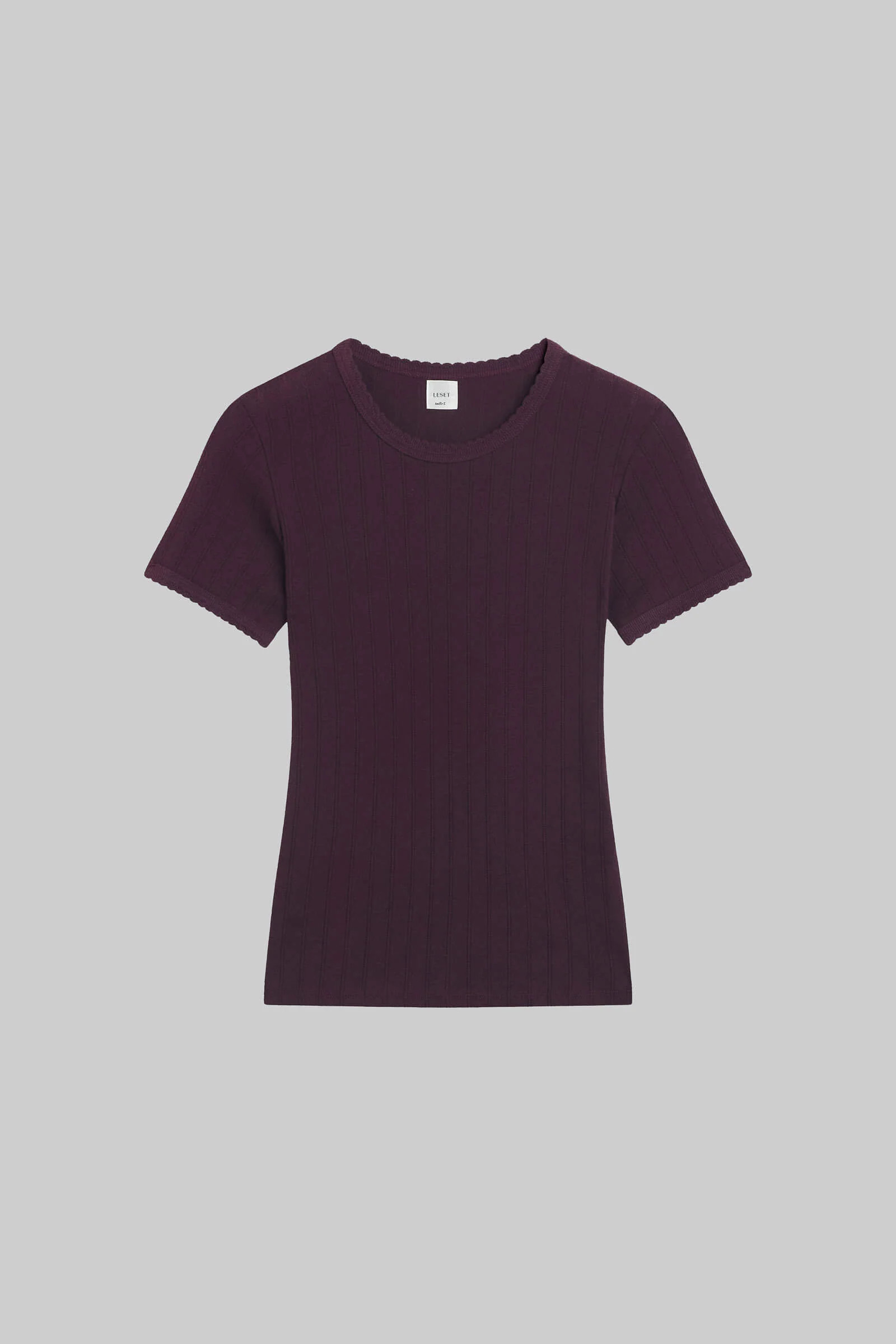 Pointelle Slim Fit Long Sleeve | LESET