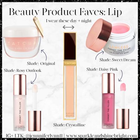These are my favorite, go to products I reach for, all for the lip  Shade names in the graphic  


#LTKFind #LTKSeasonal #LTKbeauty