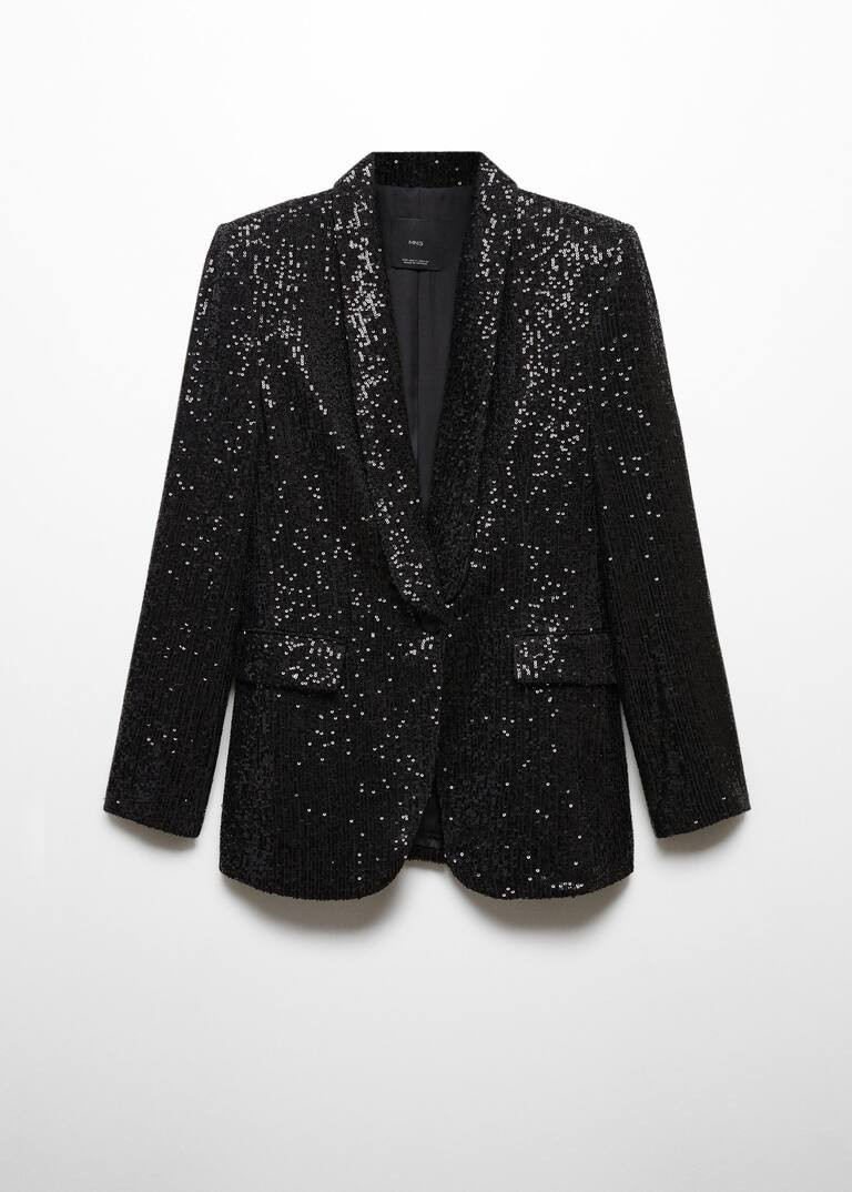 Sequined suit blazerREF. 57019096-GLITTER-LM | MANGO (US)