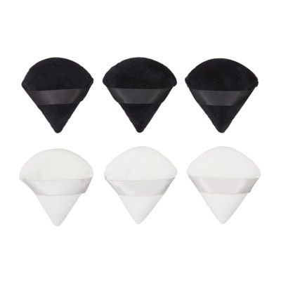 Glamlily 6 Pack Triangle Makeup Velour Puffs for Powder, Foundation, Blush (2.7 In) | Target