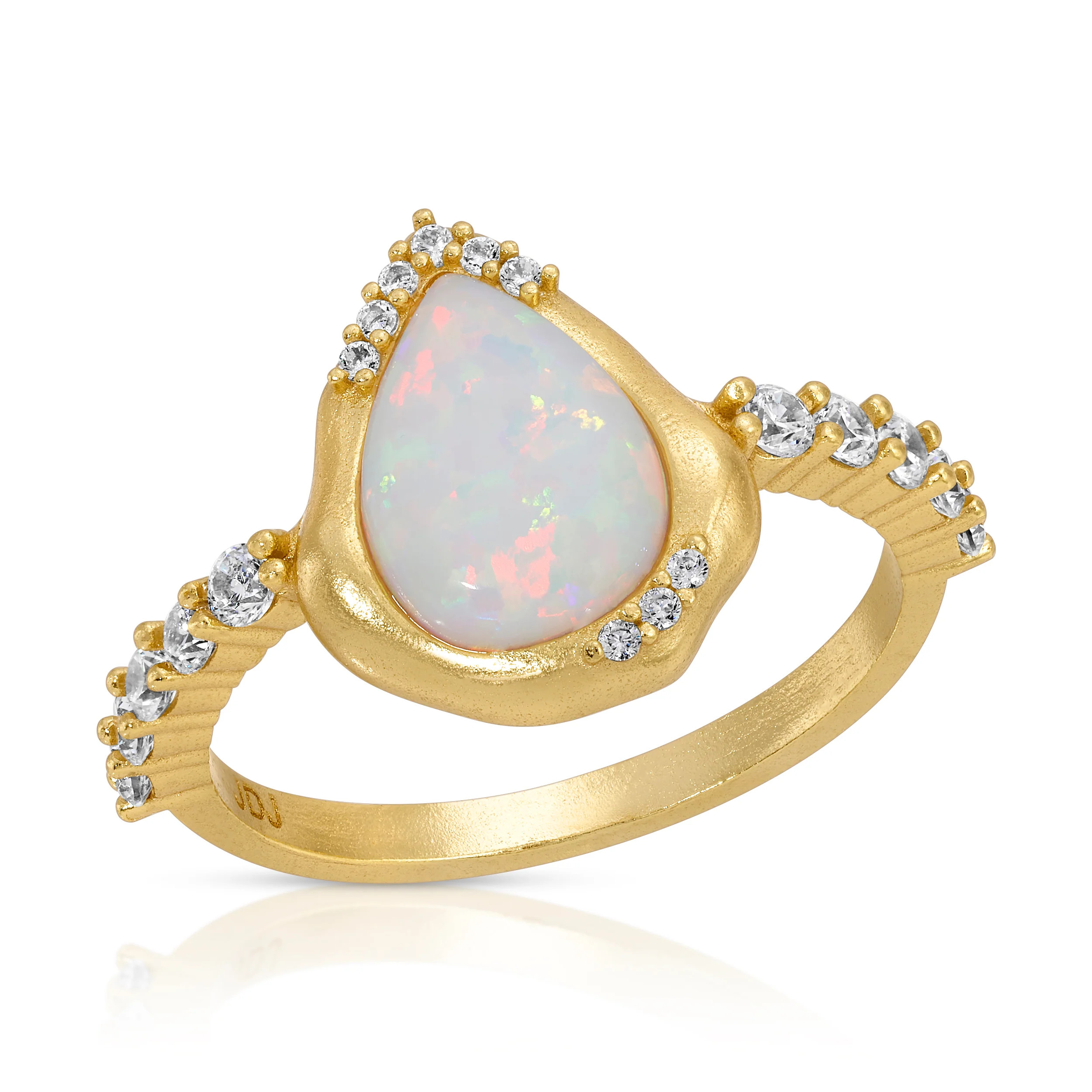 Luster Solitaire Ring - Opal | Joy Dravecky