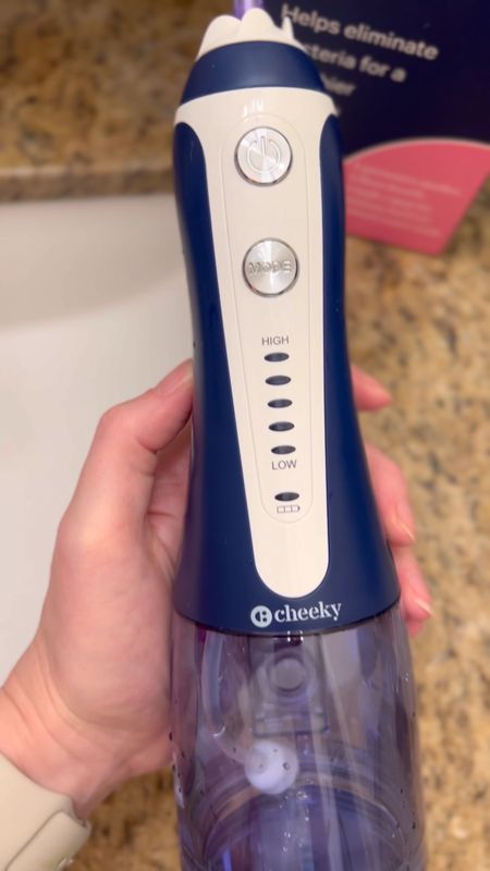 Idk why I slept on a water flosser for so long - this thing is great and it WORKS! I like that it’s cordless and it comes with several attachments to choose from. 

Oral hygiene | Bathroom gadgets | Water flosser | Teeth and gum health 

#gifted #FounditonAmazon #deepcleaning #waterflosser 

#LTKfamily #LTKhome #LTKtravel