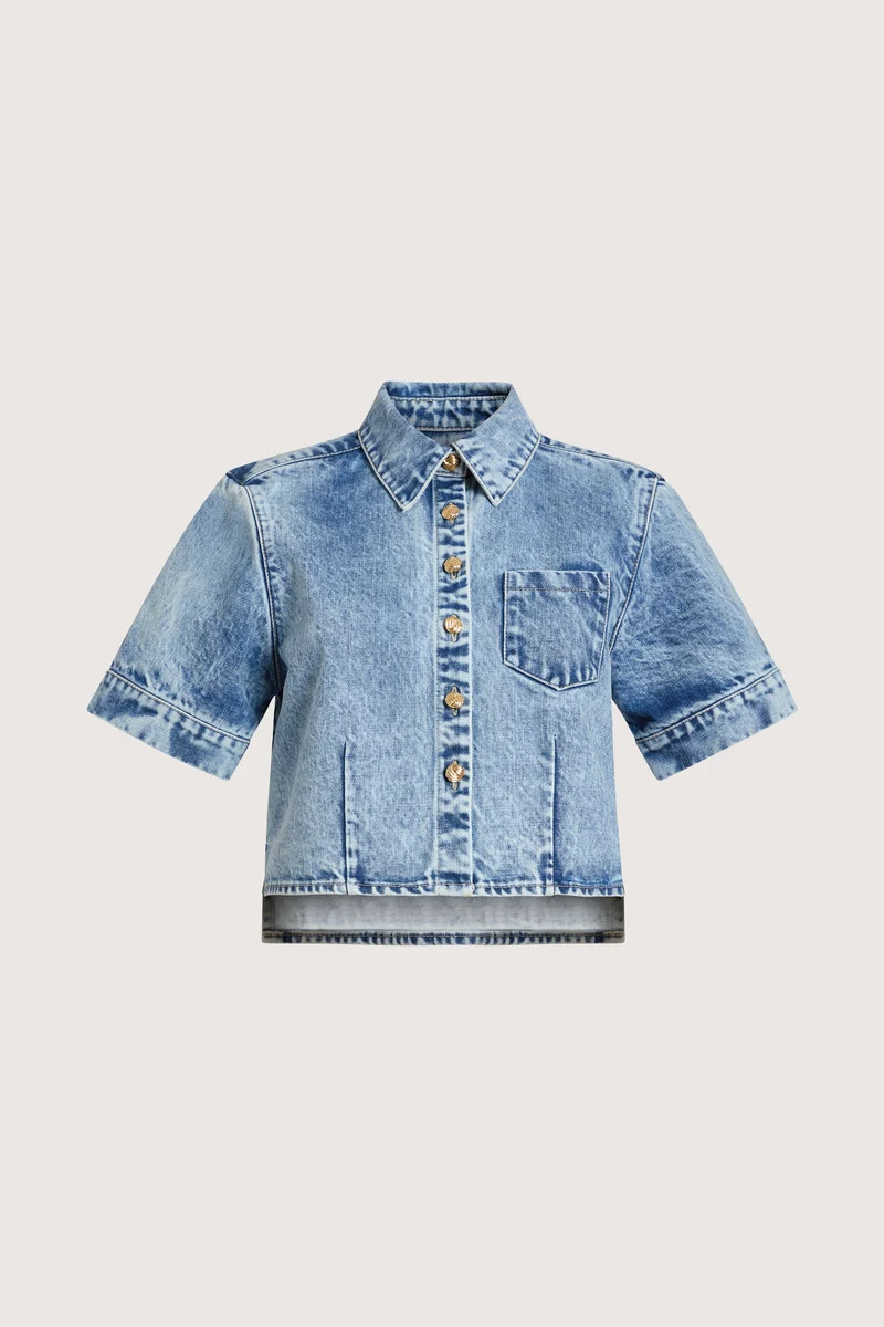 Grant Shirt in Light Indigo | ROARI