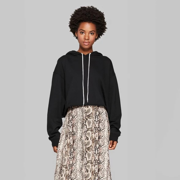 Women's Cropped Hoodie - Wild Fable™ | Target