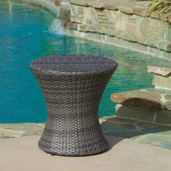 Lambrecht Wicker/Rattan Side Table | Wayfair North America