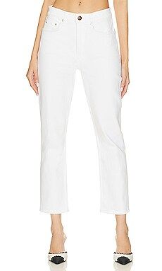 Rag & Bone Wren Slim Jean in Optic White from Revolve.com | Revolve Clothing (Global)