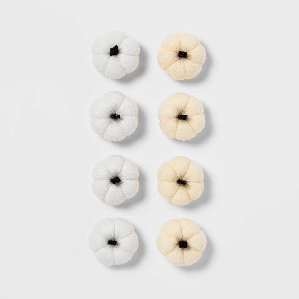 Harvest Fabric Pumpkin Filler Set White - Hyde & EEK! Boutique™ | Target