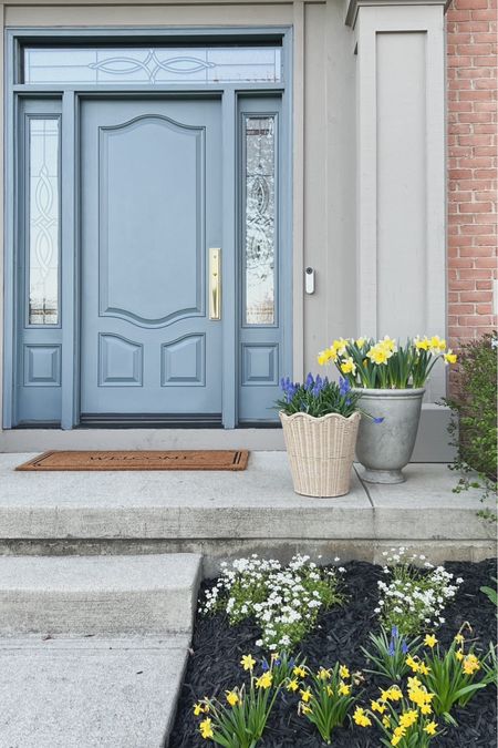 Spring outdoor refresh with The Home Depot! I got all the plants and mulch I needed to give my front porch a fresh look for the season. @homedepot #thehomedepot #homedepotpartner 

#LTKstyletip #LTKhome #LTKSeasonal