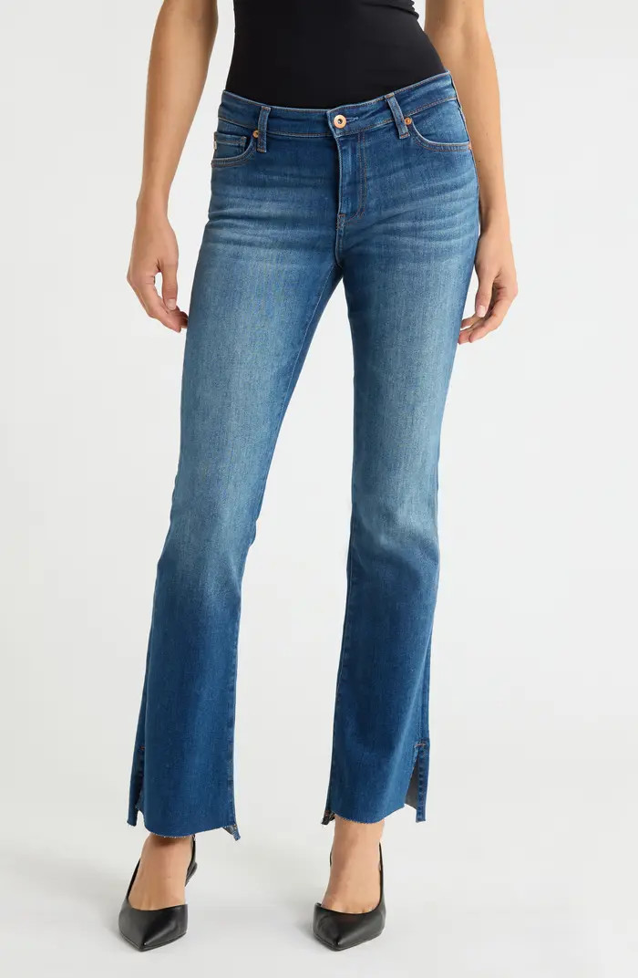 Angel Low Rise Step Hem Bootcut Jeans | Nordstrom