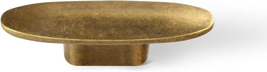 Goo-Ki 6 Pack Antique Brass Knob Hardware - 0.63" (16mm) Hole Antique Bronze Drawer Pulls for Cup... | Amazon (US)