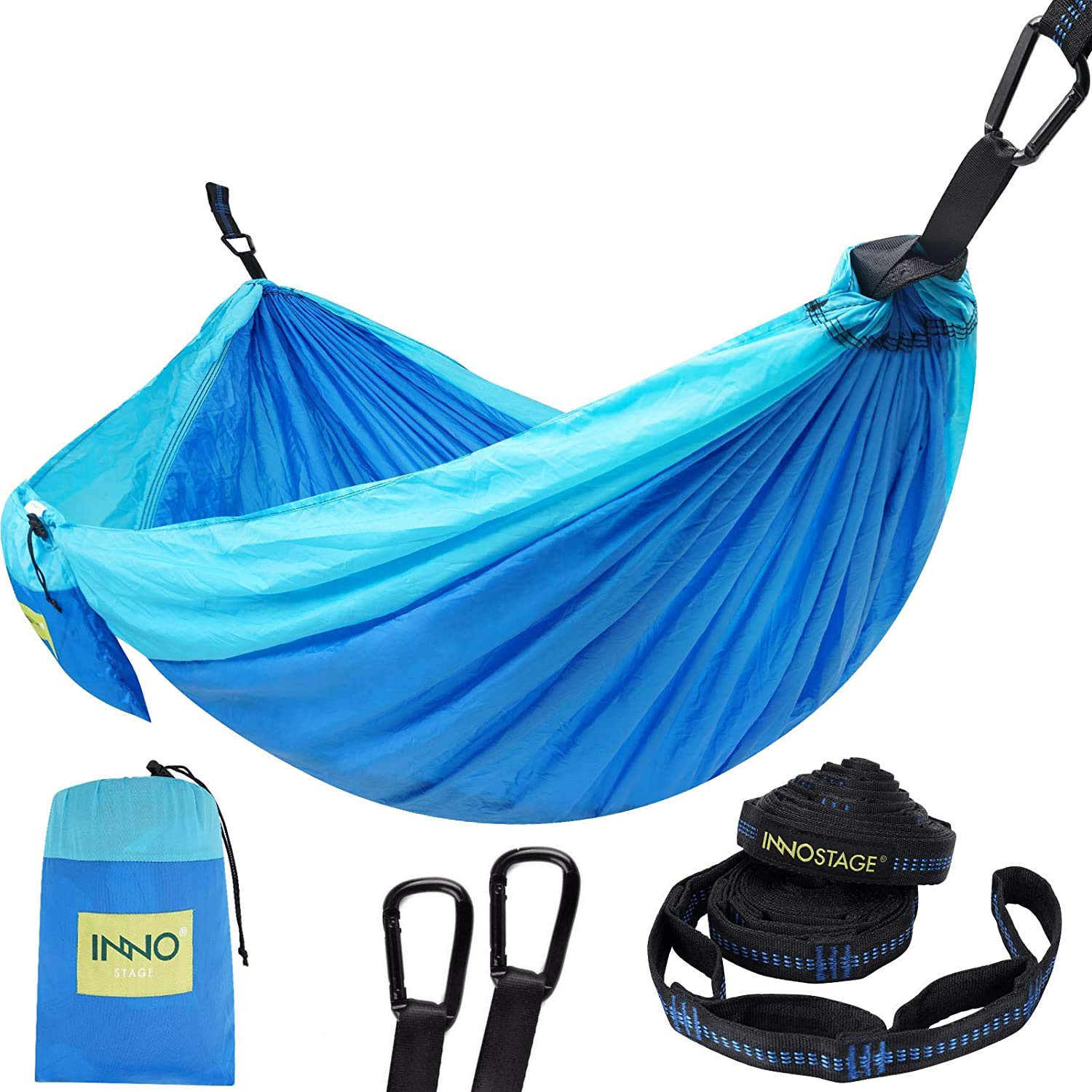 INNO STAGE Camping Hammock - Portable Hammocks Double with 2 Tree Straps, Lightwight Camping Gear... | Amazon (US)
