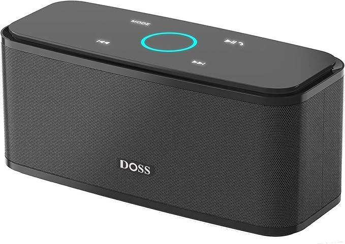 DOSS SoundBox Touch Wireless Bluetooth Speaker-12W HD Sound with Rich Bass, IPX5 Waterproof, 20H ... | Amazon (US)