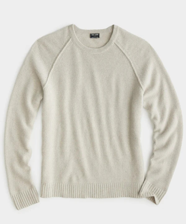 Nomad Cashmere Crewneck in Silver Mist | Todd Snyder