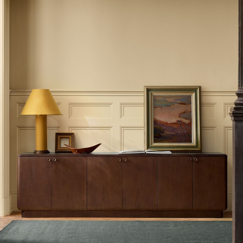 Pierce & Ward Burl Wood Media Console (80") | West Elm (US)