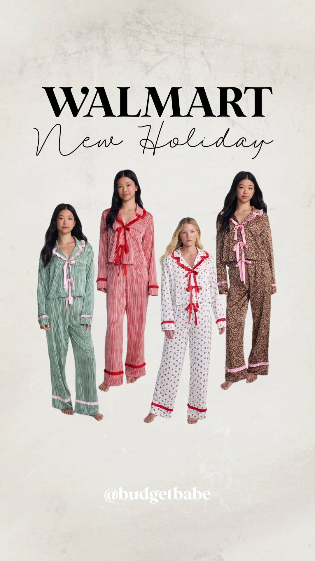 New Walmart holiday pajamas, no boundaries new arrivals