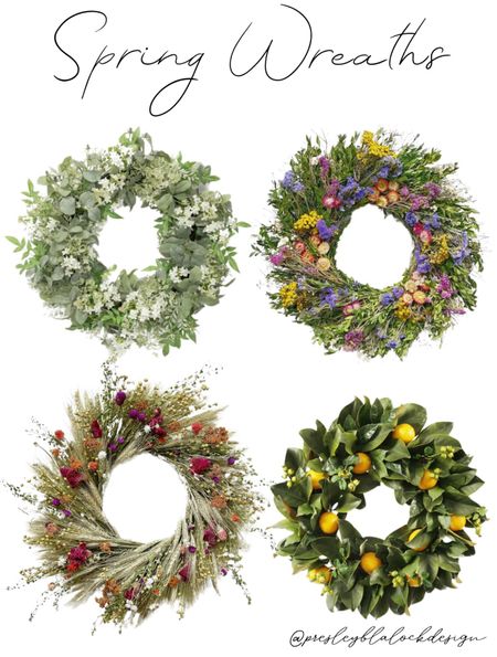 Spring Decor / Spring Wreath / Floral Wreath / Faux Floral / Door Wreath / Easter Decor / Spring Home Finds / Pottery Barn / McGee and co / sale alert / summer home / lemon decor 

#LTKfindsunder100 #LTKSeasonal #LTKsalealert