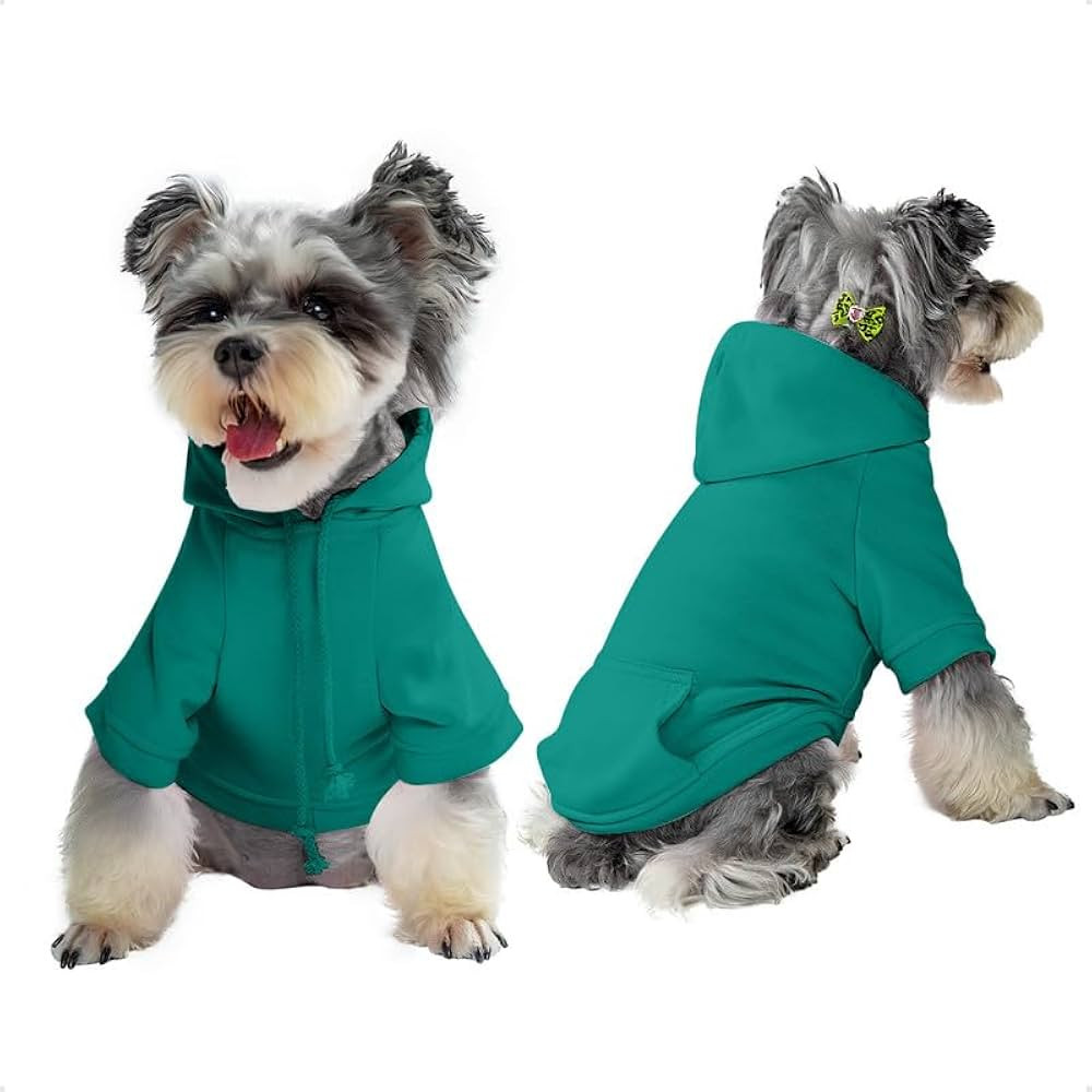 Furryilla Pet Clothes for Dog, Dog Hoodies Sweatshirt with Hood and Pockets for Small Dogs(Bluebi... | Amazon (US)