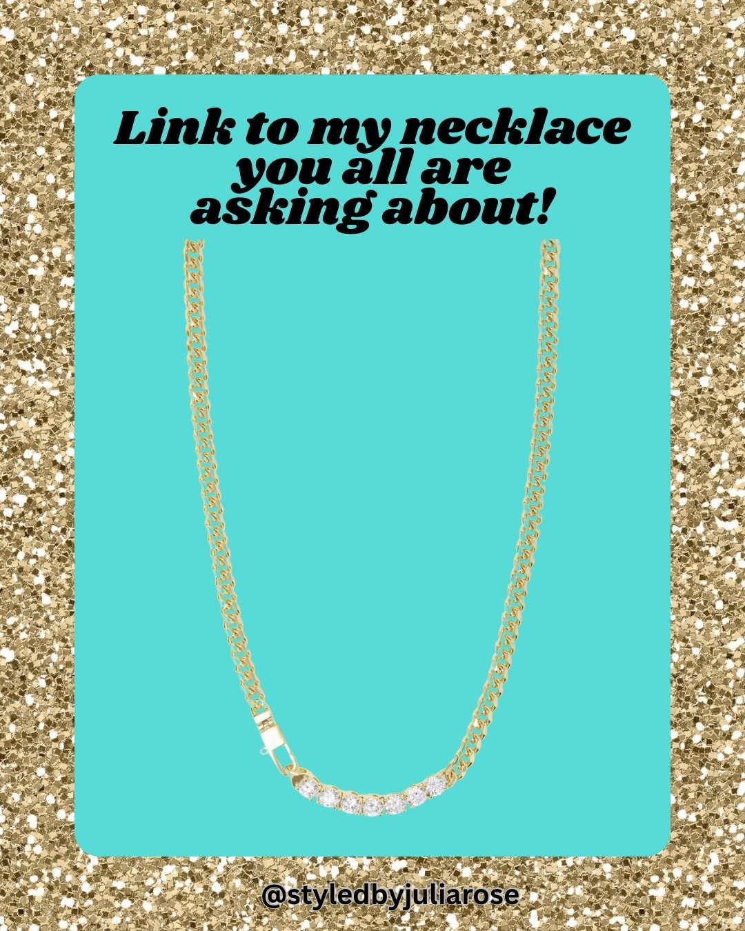 Gold chain necklace with diamonds Mother’s Day gift ideas simple statement piece 

#LTKPetite #LTKootd #LTKMothersDay
