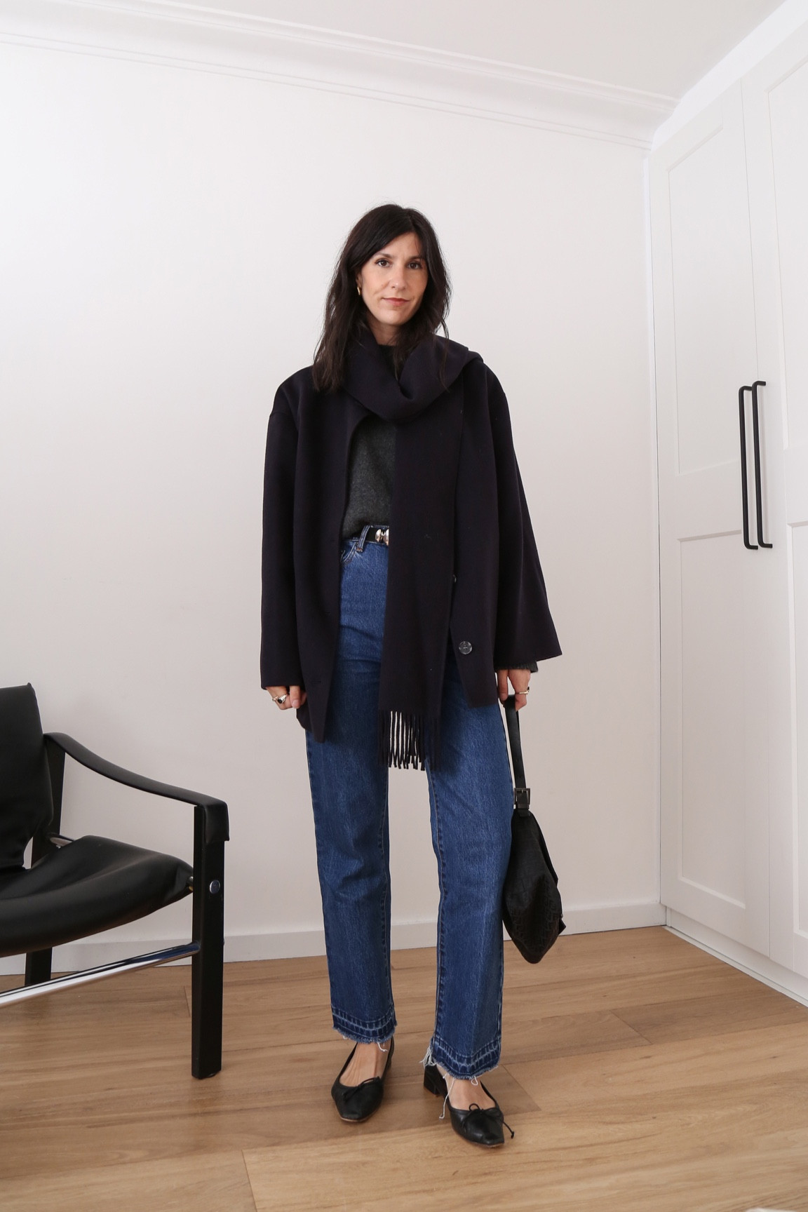 Wearing knit in size S, coat in size XS, jeans in size AU8 and belt in size 75. Shoes are about Arianne Mina pump 🫶🏼

#LTKeurope #LTKaustralia #LTKSeasonal