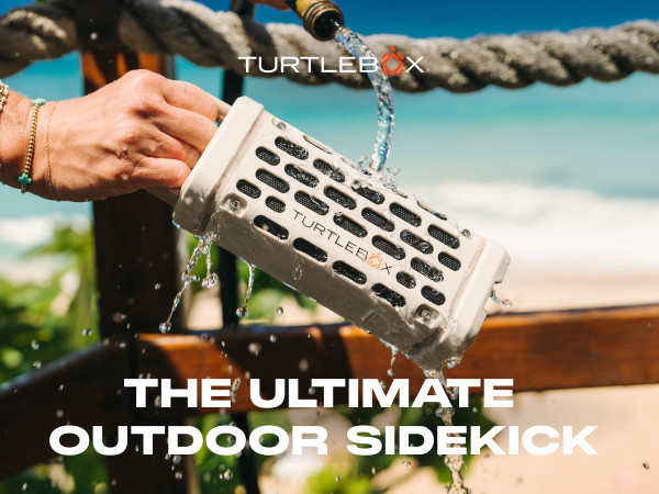 Turtlebox Ranger, Ultra-Portable Bluetooth Speaker, Waterproof, Ivory | Amazon (US)