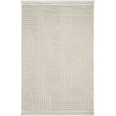 Stone Beige Non-Slip Bohemian Rug | Wayfair North America