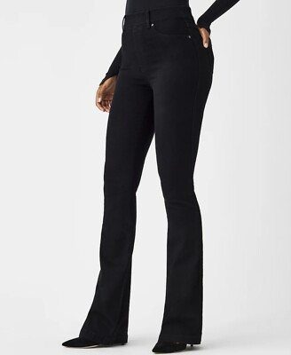 Spanx Sz Small NWT Black Flare Jeans Stretch Comfort Jegging Pants 33" Inseam | eBay US