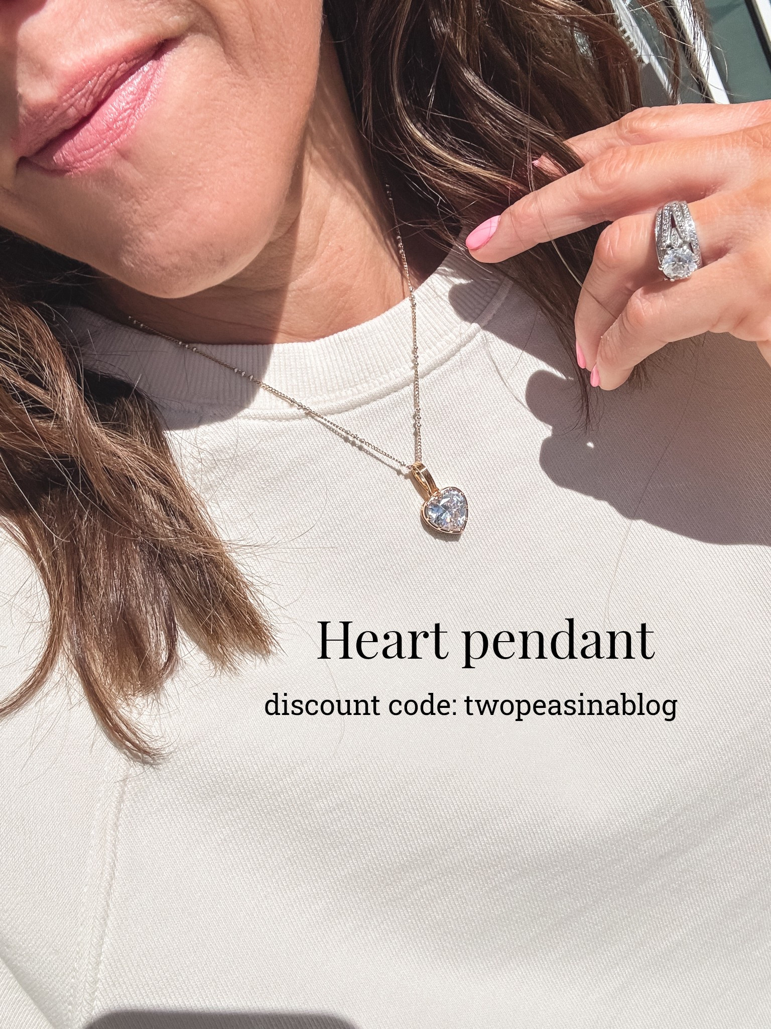 Love the classic statement of this heart pendant. 
Discount code: twopeasinablog 

#LTKSeasonal #LTKValentine