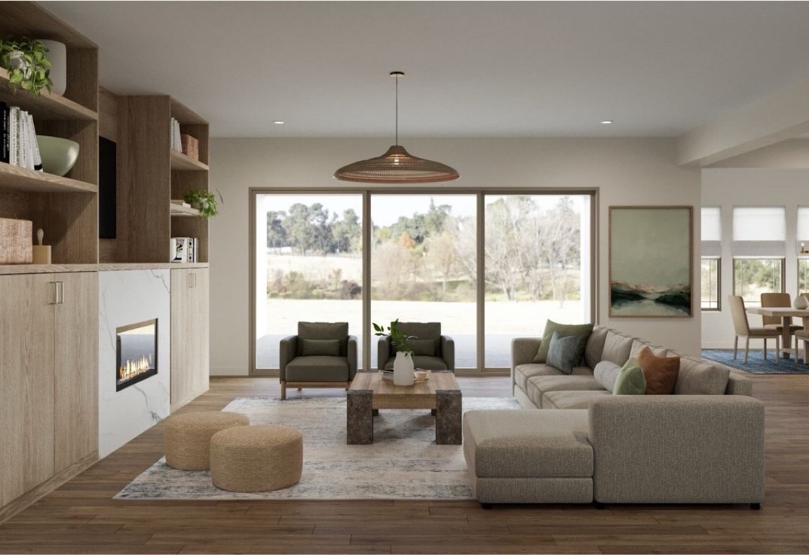 This open concept space is contemporary and minimalist but is also filled with texture to being in warmth. Find similar pieces below to create a similar look in your home ✨

#LTKhome