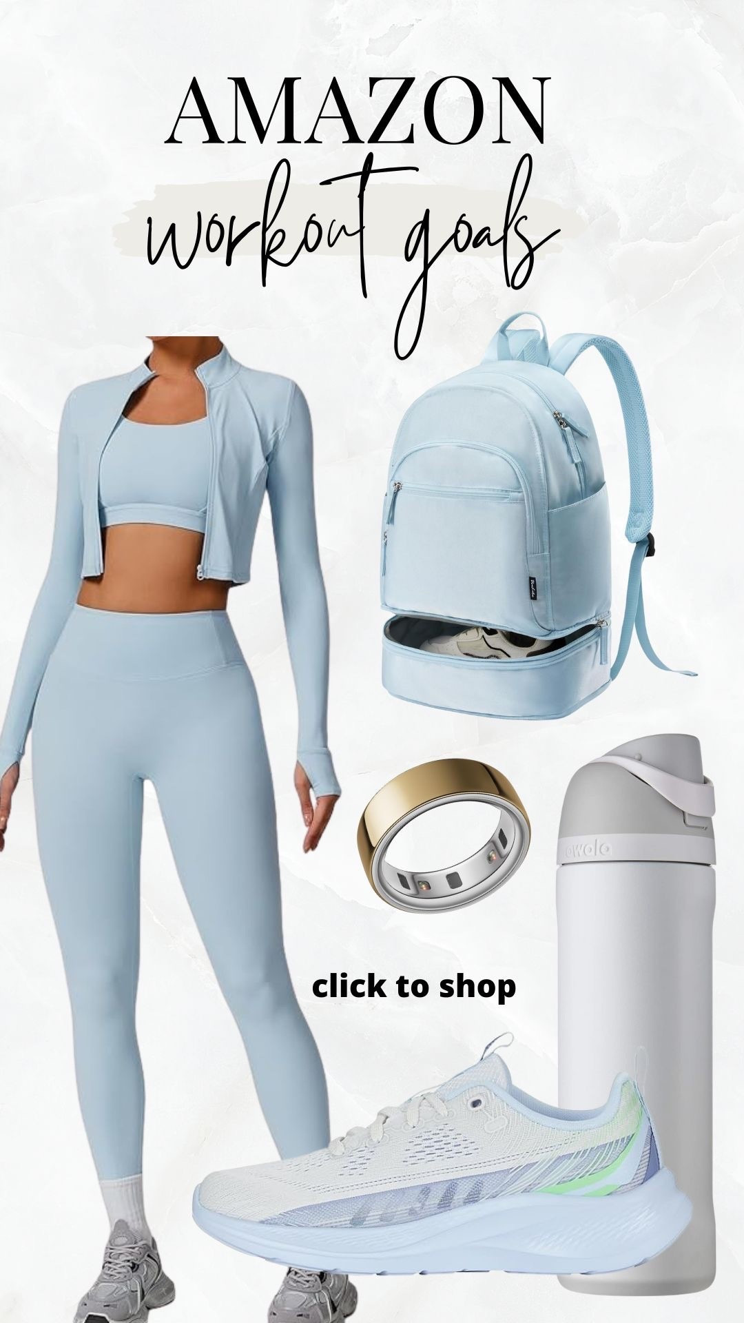 Amazon Workout Goals 🖤🏃🏼‍♀️
Inspo & Workout Essentials

These Amazon picks are perfect to crush your fitness game and new years goals 🙌🏼

#amazonfitness #workoutessentials #gymstyle #amazonactivewear #activewearinspo #workoutoutfits #fitnessgoals #ltkfit #ltkstyle #fitlife #athleisurelook #amazonfinds

#LTKselfcare #LTKmorningroutine #LTKfitnessgoals