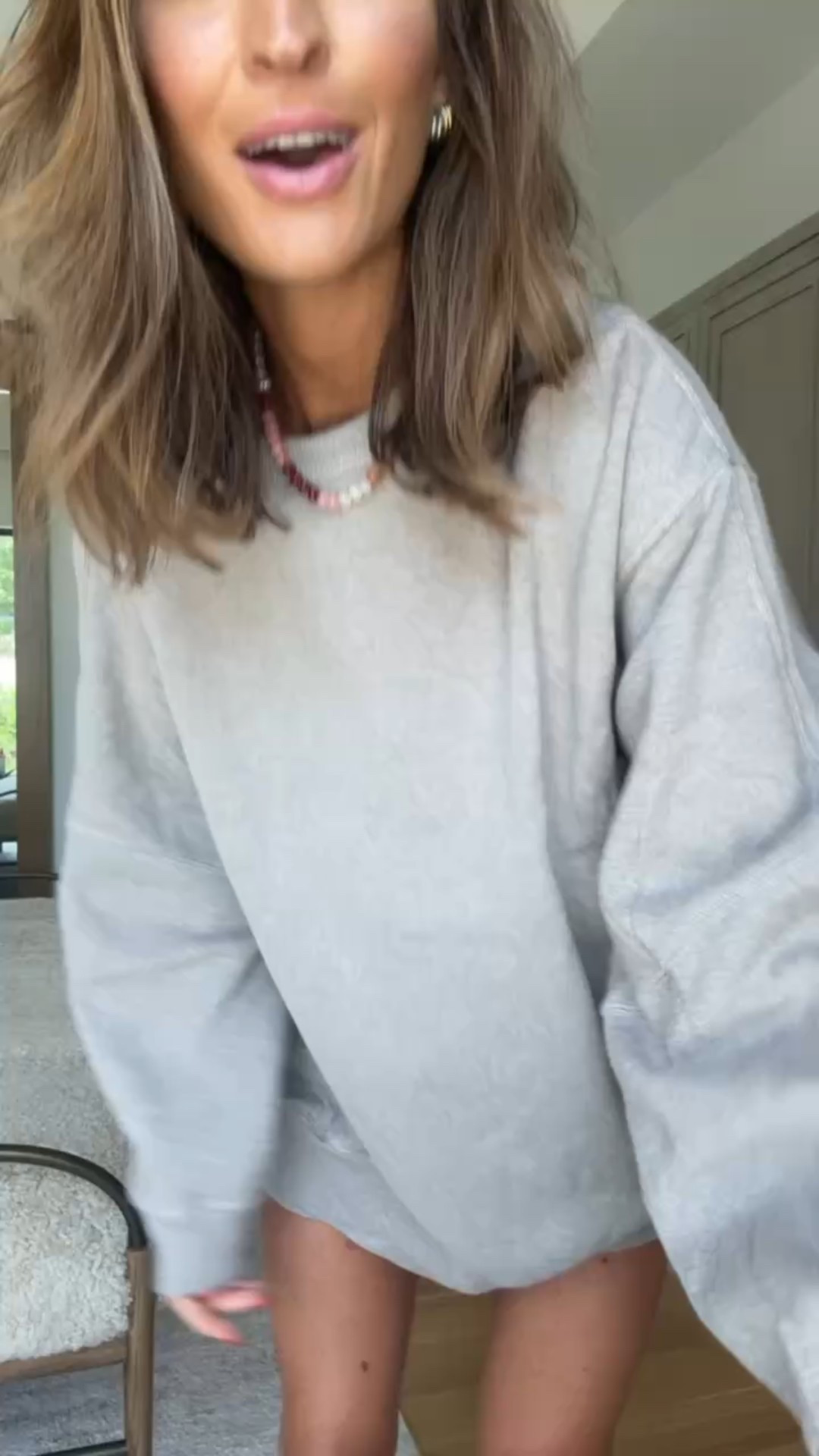 oversized cozy sets are my weakness! 😍 and this whole look is majorly marked down rn 🙌🏼
wearing xs in both 


#aerie #aeriesale #momoutfit #traveloutfit #salr #sweats 

#LTKFindsUnder50 #LTKSaleAlert