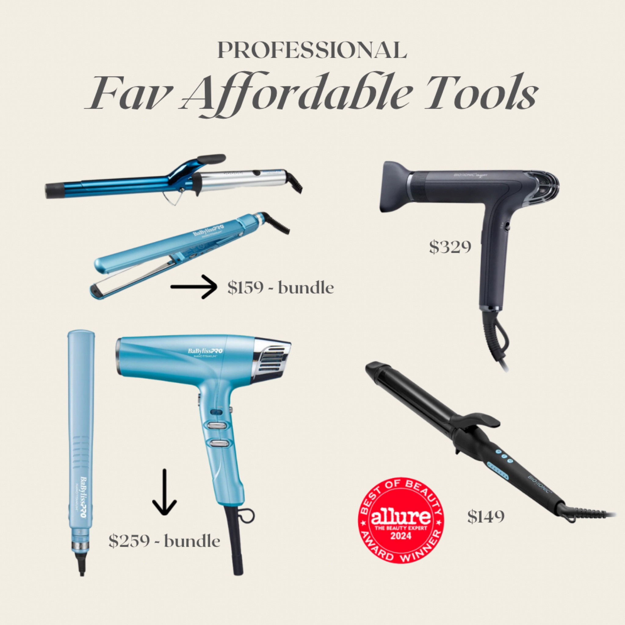 My FAVORITES ✨✨ 

Upgrade your styling game with professional-grade hot tools that deliver salon-quality results without breaking the bank. Designed for durability, efficiency, and ease of use, these tools are perfect for creating flawless, long-lasting styles at home or in the salon!

#LTKStyleTip #LTKBeauty #LTKGiftGuide