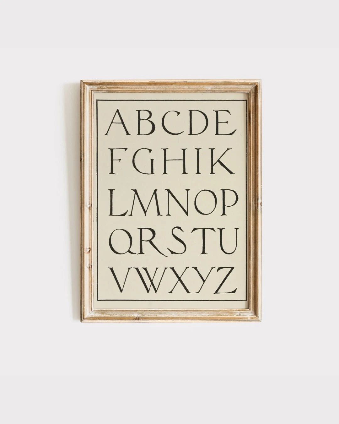 Vintage Alphabet Print | Nursery Wall Art | Vintage Nursery Art | Letter Art Printable | Etsy (US)