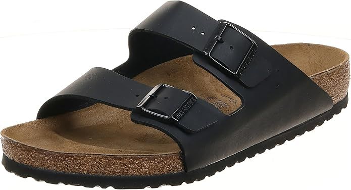 Birkenstock Women's Arizona Birko-Flo Black Sandals - 45 M EU | Amazon (US)