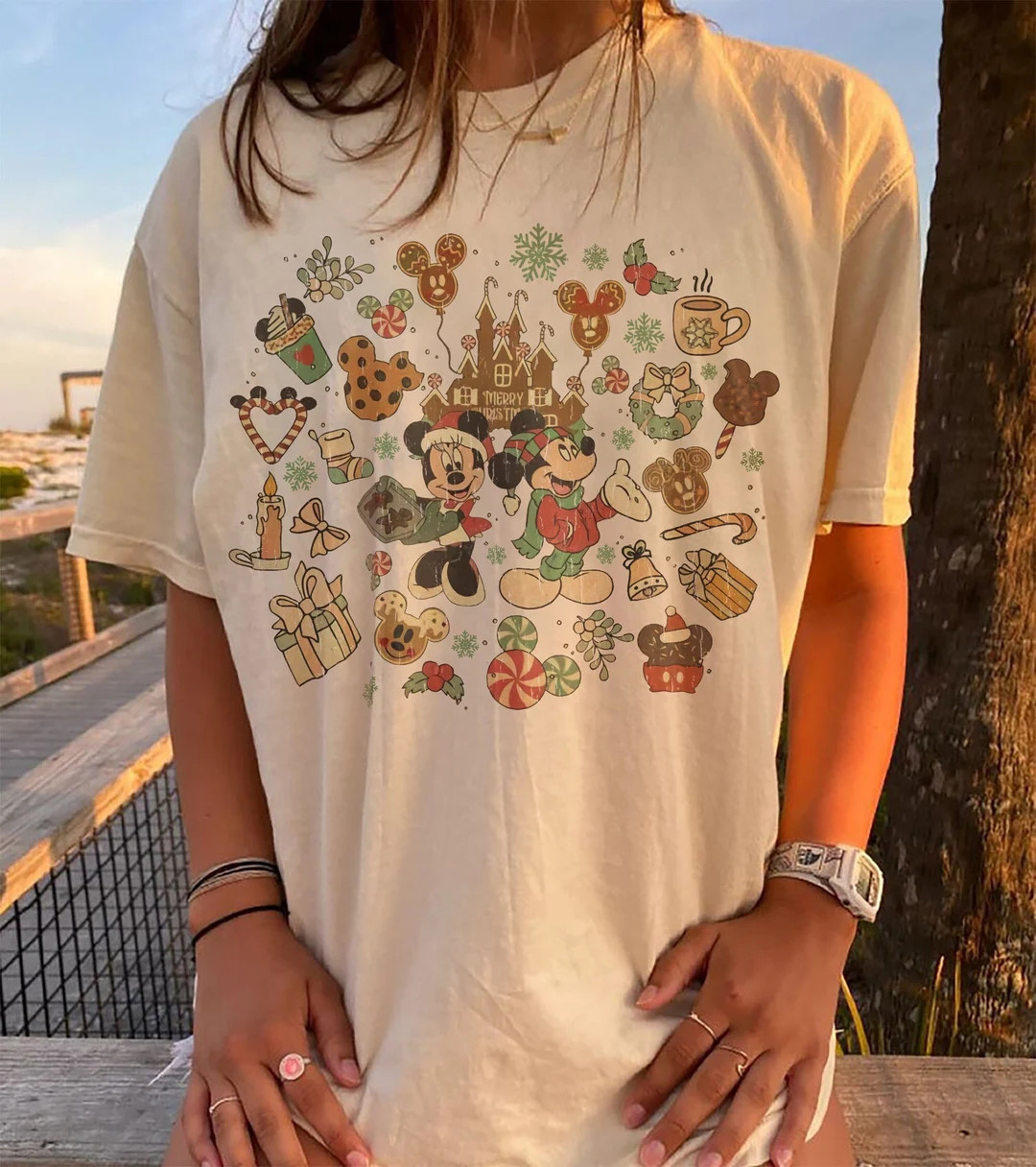 Retro Mickey Minnie Christmas Party 2022 Shirt Mickey and - Etsy | Etsy (US)