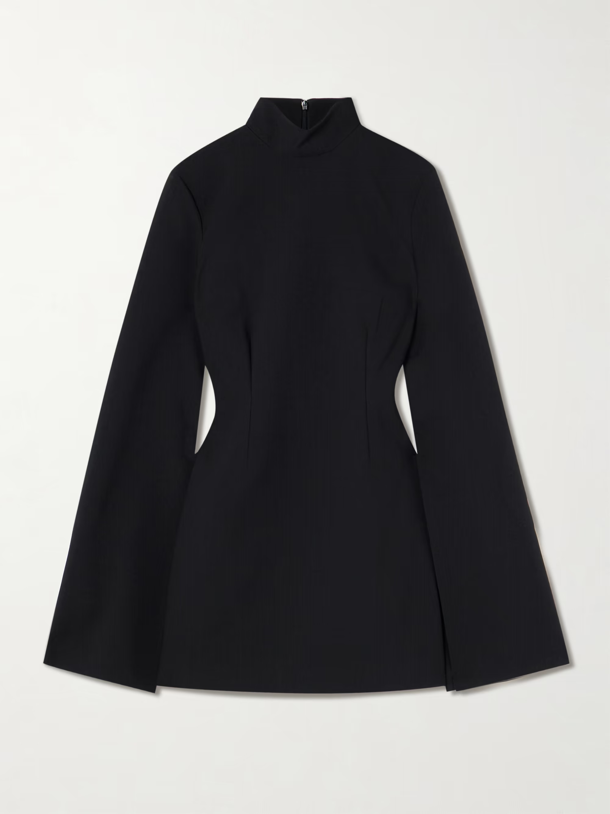 Laurel Minikleid aus Crêpe mit Stehkragen | NET-A-PORTER (UK & EU)