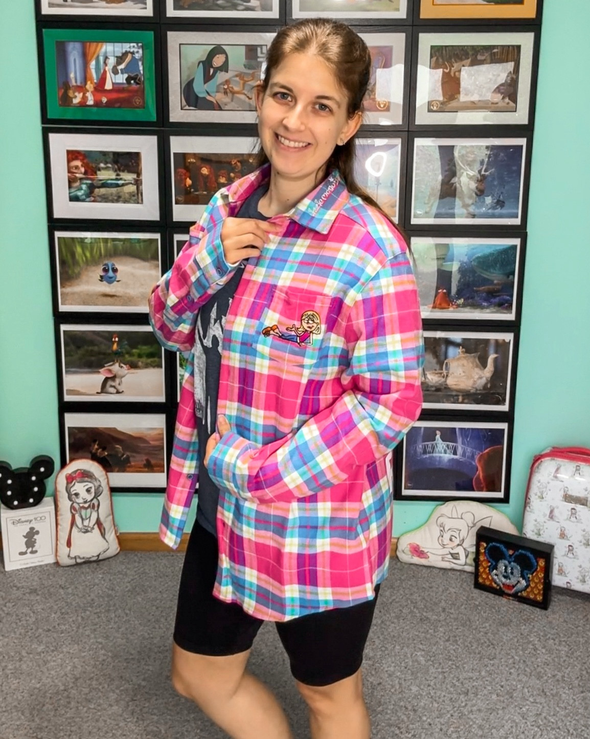 Today’s Disney Outfit at home
Lizzie McGuire 
Disneyland
Disney channel 
Millennial 

#LTKActive #LTKstyletip #LTKmidsize