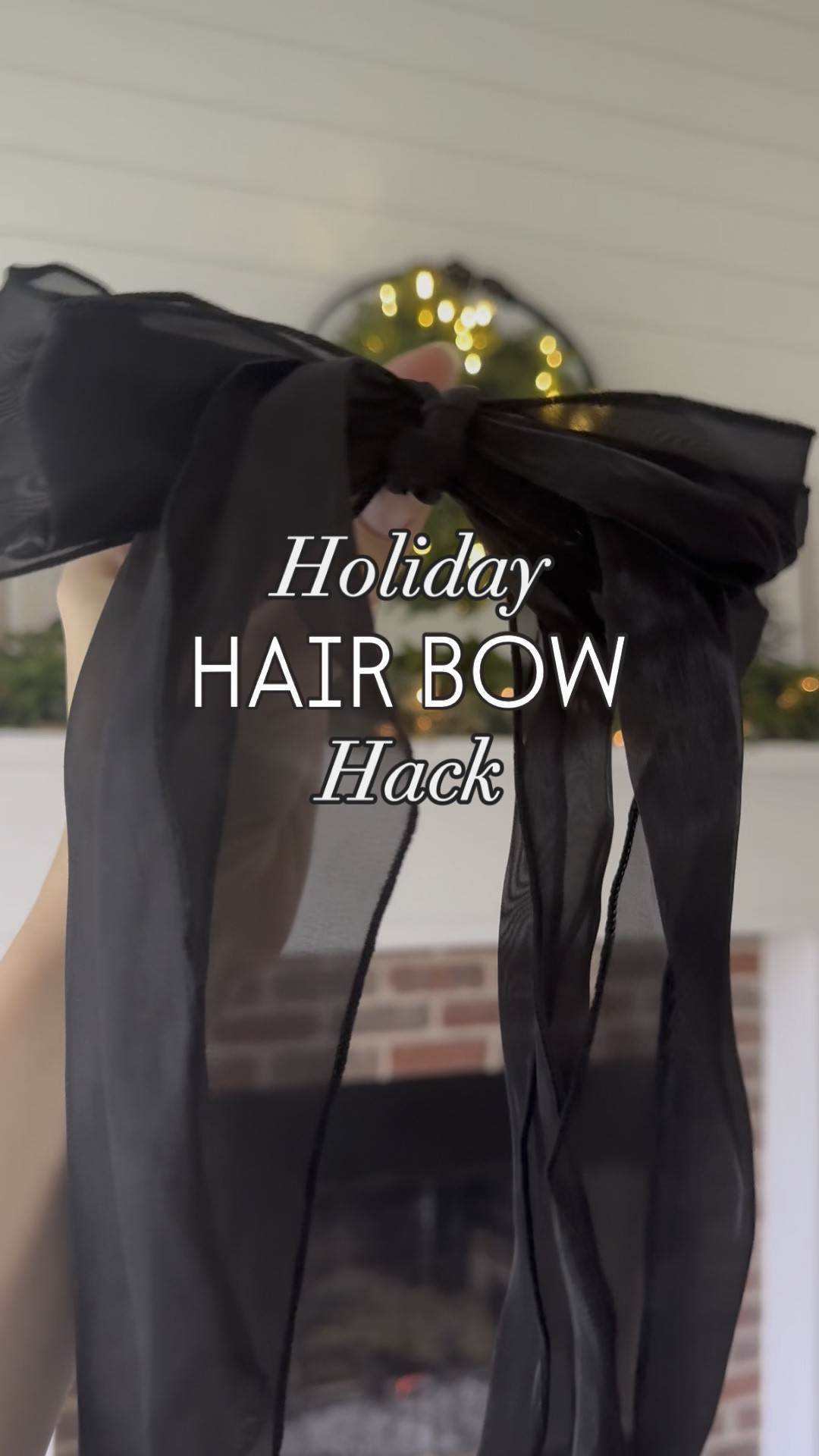 Add an easy bow to your wreath with a hair clip! 

#LTKHoliday #LTKHome #LTKSeasonal