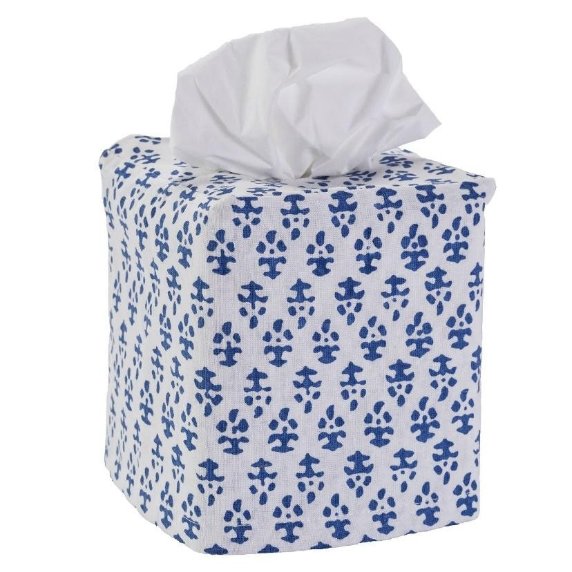 Batik Tissue Box Cover Indigo | Amanda Lindroth
