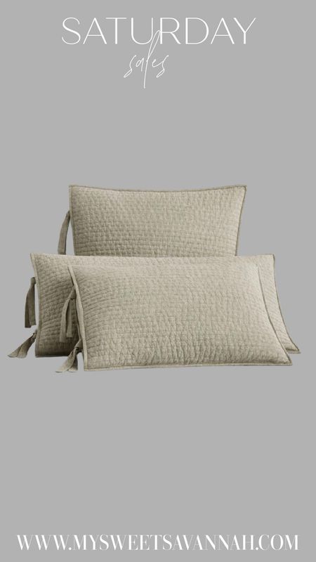 Pottery barn pick stitch handcrafted quilted shams.
Sale 
Home decor
Bedding pillows


#LTKfindsunder100 #LTKhome #LTKsalealert