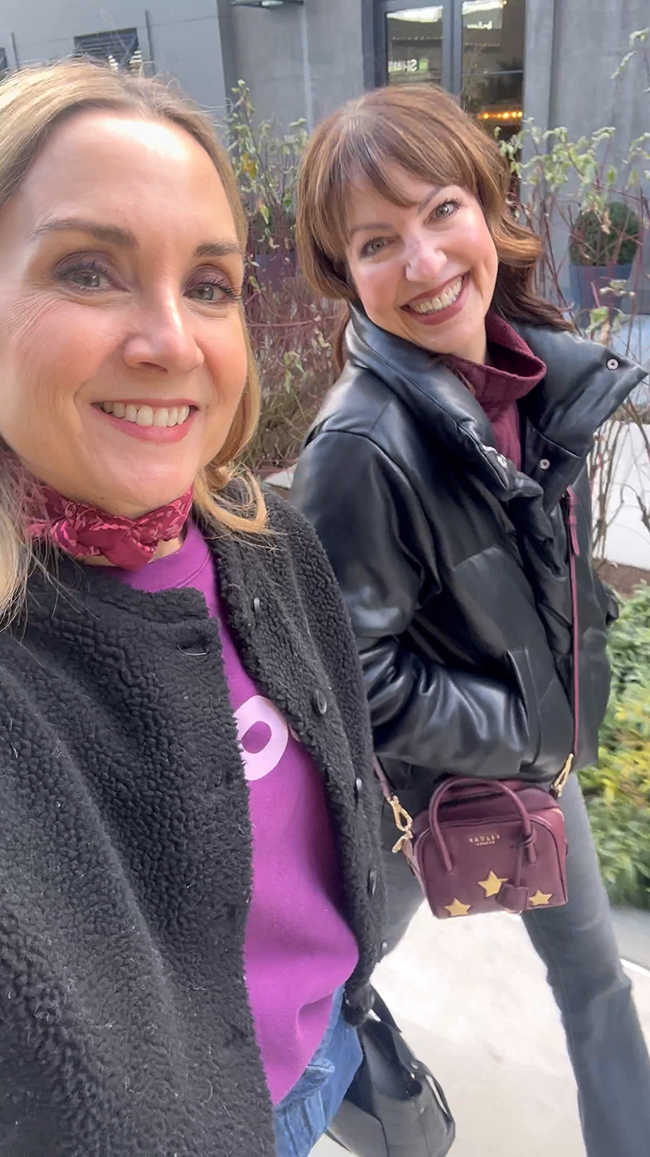 As seasoned shoppers, we take our shopping outfits seriously!! Through trial and error we have come up with guidelines for creating the perfect shopping outfit!! Your outfit should be:

Functional- Make sure your outfit is easy to take on and off for lots of try-ons!

Comfortable: Your outfit and shoes should be comfortable for walking in all day! My kitten heel booties and Julie’s sneakers qualify!

An expression of your personal style- Wear a stylish coat that elevates your look like my faux leather puffer and Julie’s teddy jacket! Also, add stylish touches in a trending color such as burgundy in a fun bag or a neck scarf! A shopping outfit should never be boring! 🛍️
HOW TO SHOP: 
- Comment “links” for outfit links sent to your DM’s!
- Click the link in our bio to shop on the @shop.ltk app or on lastseenwearing.com ! 
- Links will be in our stories!

Shopping outfit, faux leather puffer, Abercrombie, WAT clothing, bomber jacket, Sezane, wide leg jeans, AG jeans, Kohl’s, kitten heel booties, sneakers, Radley London


#LTKVideo #LTKover40 #LTKstyletip