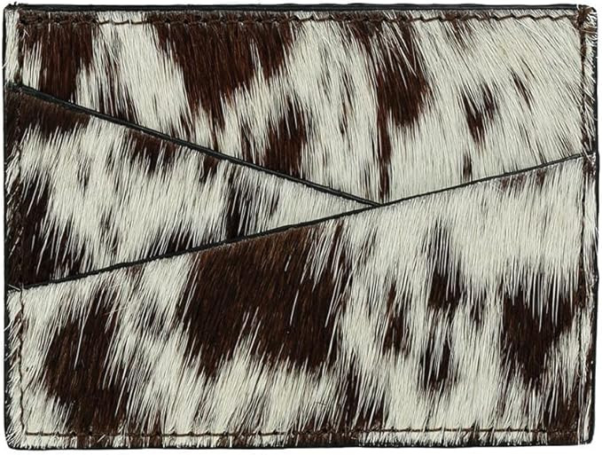 Myra Noire Western Card Holder - Small Credit Card Wallet for Women, Cowhide Leather and Hairon, ... | Amazon (US)
