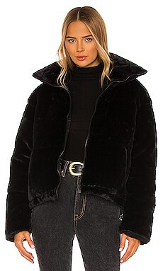 Apparis Billie Jacket in Noir from Revolve.com | Revolve Clothing (Global)