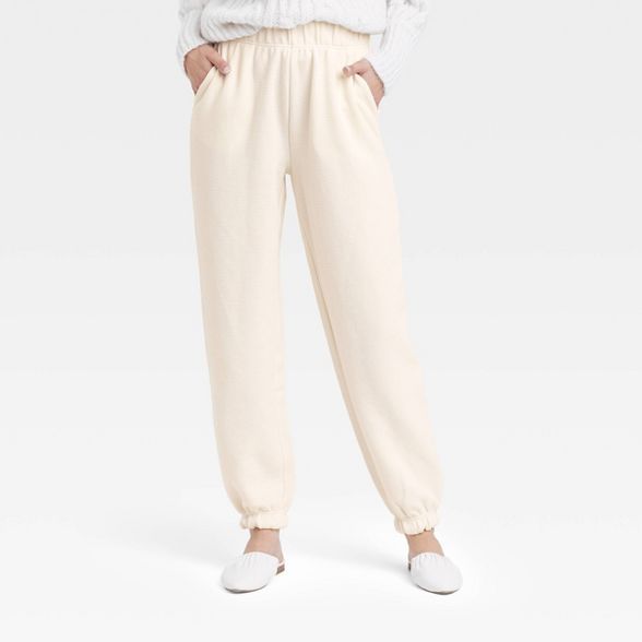 Women's High-Rise Ottoman Jogger Pants - A New Day™ | Target