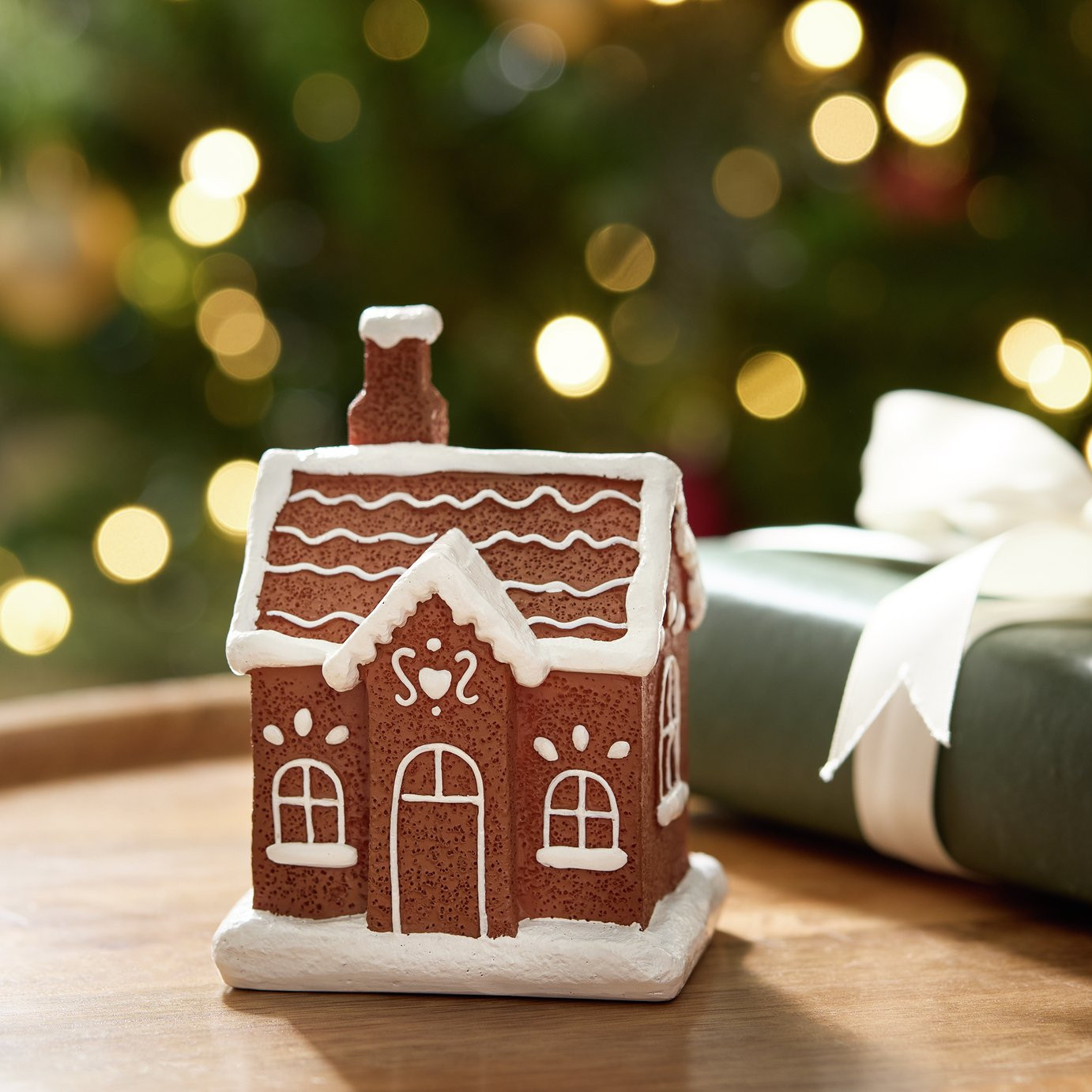 Habitat Gingerbread Cottage Nightlight Christmas Decoration | argos.co.uk