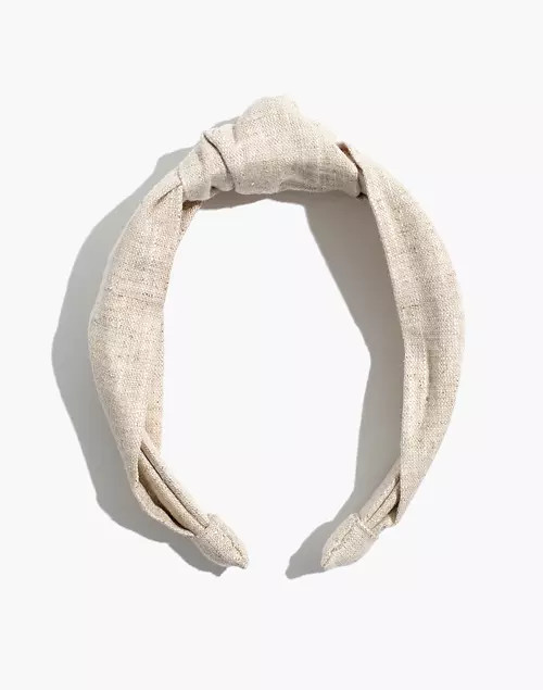 Knotted Covered Headband | Madewell