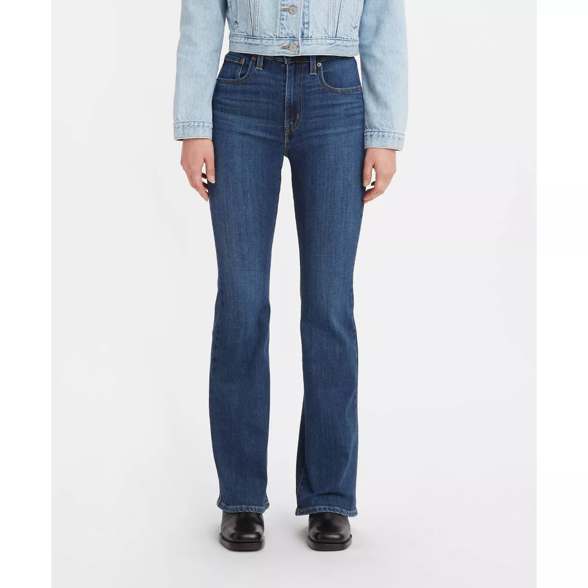 Levi's® Women's 726™ High-Rise Flare Jeans - Dark Indigo Worn In 26 | Target